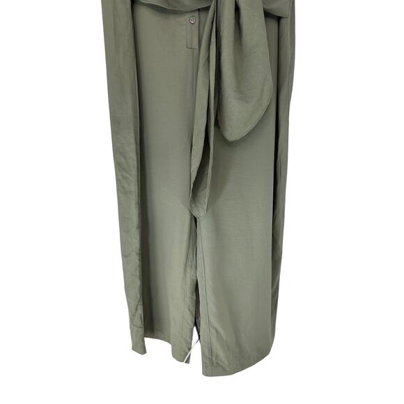 NWT Silk & Salt Olive Green Plus Wide Leg Utility The Rubin Jumpsuit Size XXL - Picture 8 of 14